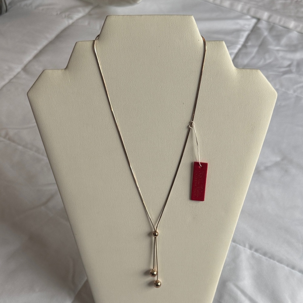 Mia Fiore Made in Italy Dyadema Sterling Silver Slider Lariat Necklace.
